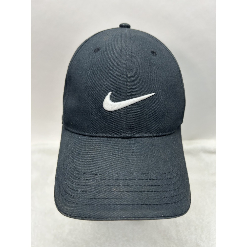 Nike Golf Mens Adjustable Gray Nike Swoosh Golf Cap Hat